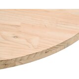  Ploča za stol Ø 50 x 2,5 cm od masivne borovine | shoptok.hr