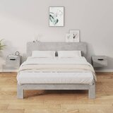 Furnova Stenske nočne omarice 2 kosa betonsko sive 34x30x20 cm, (21926794) | Shoptok.si