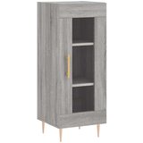 vidaXL Visoka omara siva sonoma 34,5x34x180 cm inženirski les | Shoptok.si