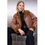 TRENDYOLMILLA ženska jakna Twoaw26Mo00073, kamel-smeđa Cene