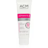 Acm Dépiwhite S zaščitna krema za obraz in dekolte SPF 50+ 50 ml