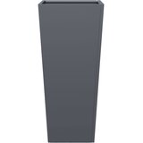  Vrtne sadilice 2 kom antracit 35x35x75 cm čelične | shoptok.hr