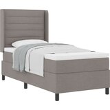 vidaXL Box Spring postelja z vzmetnico Taupe 90x190 cm Tkanina, (22050785) Cene
