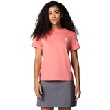 Columbia Majice s kratkimi rokavi Rolling Bend Graphic SS Tee Rožnata Cene