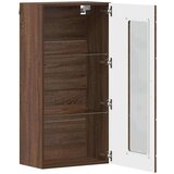 vidaXL Omarica za montažo na steno Rjavi hrast 55 x 29 x 100 cm | Shoptok.si