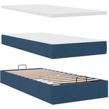  Otomanski okvir kreveta s madracima plavi 180x200cm od tkanine | shoptok.hr