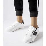 Gemre White sneakers with black inserts Rizzo | Shoptok.si
