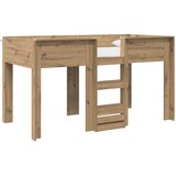  Krevet na kat za djecu s pohranom Umjetnički hrast 80 x 200 cm | shoptok.hr