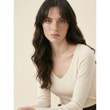 Sinsay Pamučna majica dugih rukava | shoptok.hr