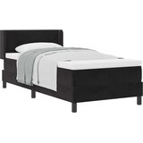  s opruga kutije s uzglavljem Crna 200 x 100 cm Baršun | shoptok.hr
