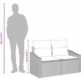  Vrtni kauč s jastukom 123 x 62 x 69 cm poliratan | shoptok.hr