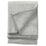 Pokrivac Domino od organske vune light grey