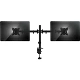650152 nagibna namizna monitorska konzola, 13 "-27", 2 monitorja, črna