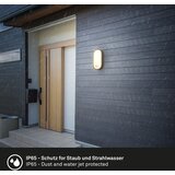 BRILO - LED spoljašnje zidno svetlo sa senzorom pokreta LED/12W/230V IP65 crno | Eponuda.com