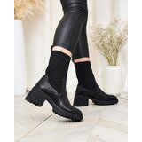 Resti Black women's Acigog flat heeled boots | ePonuda.com
