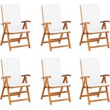  7-dijelni vrtni blagovaonski set s jastucima masivna tikovina | shoptok.hr
