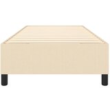  Okvir za krevet s oprugom krem 100 x 200 cm od tkanine | shoptok.hr