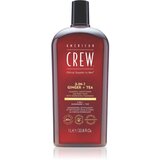 American Crew 3 in 1 Ginger + Tea 3 v 1 šampon, balzam in gel za prhanje za moške 1000 ml | Shoptok.si