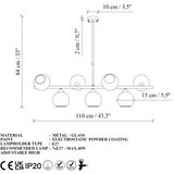 Opviq Luster Benek-15-14452, plava Slike