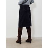 Sinsay Midi suknja od trapera s prorezom | shoptok.hr