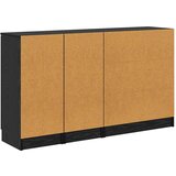  Komode 3 pcs Crni hrast 69 5 x 34 x 180 cm Konstruirano drvo | shoptok.hr