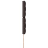  Naslon za glavu linijski dizajn tamnosmeđi 140 cm tkanina | shoptok.hr
