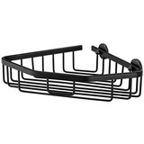 CAMARGUE Kutna košarica za tuš kabinu (30,7 x 21,3 x 6,2 cm, Crne boje, Mat) Cijene