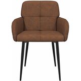  Trpezarijske stolice 6 pcs Umetnička suknja koža Smeđa | shoptok.hr