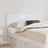 vidaXL Vzglavje z vzglavjem Svetlo Belo 120 cm Konstruiran les | Shoptok.si