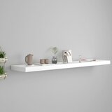  Plutajuća zidna polica bijela 120 x 23,5 x 3,8 cm MDF | shoptok.hr