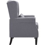  Fotelja od tkanine tamnosiva | shoptok.hr