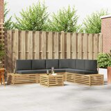  7 pcs Set vanjskih sofa Poliester Bijela i antracit Cijene
