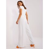 Och Bella Trousers-TW-SP-BI-2086.24P-ecru | Shoptok.si