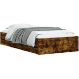  Okvir kreveta s ladicama boja hrasta 90x200 cm drveni | shoptok.hr