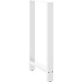  Noge stolića za kavu bijele 2 kom 60x(100-101) cm čelik | shoptok.hr