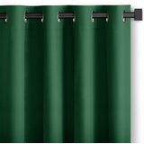 Restilo curtain CARLI color bottle green plain style classic silver eyelets type of material - textiles oxford 140x250 Cijene