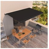 vidaXL Avtomatsko zlozljiva tenda 500x350 cm antracitna | Shoptok.si