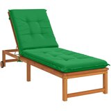  Jastučić za ležaljku GEMERT 100% poliester Zelena - Zelena 190 x 60 x 9 cm Poliester | shoptok.hr