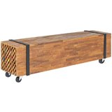 The Living Store TV stojalo 110x30x32,5 cm trdna tikovina - Stojalo Za TV, (21493867) | Shoptok.si