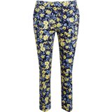 Orsay Yellow-Blue Womens Shortened Flowered Pants - Women | Shoptok.si