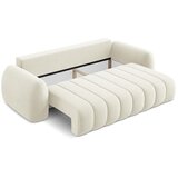 Makamii Bež sklopiva/s prostorom za odlaganje sofa od bouclé tkanine 266 cm Pele – | shoptok.hr