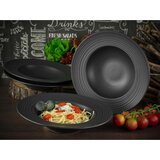 Creatable Set Krožnikov Za Testenine Lava Stone Black, 4-Delni | Shoptok.si