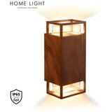 Bb Link SPOLJNA ZIDNA LAMPA 2XGU10 DRVO 2201 2 IP65 Cene