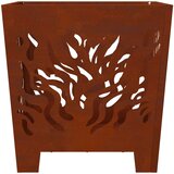  Kamin Smeđa 40 x 40 x 40 cm Otporni čelik | shoptok.hr