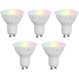 LUUMR Komplet 5 Pametna zatemljiva LED žarnica GU10 50 mm Opal RGBW 4,7 W 400 lm 2700-6500 K | Shoptok.si