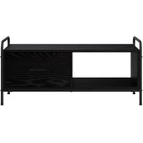  Stolić za kavu Crni hrast 90 x 49 x 41 cm Konstruirano drvo - Crni hrast | shoptok.hr