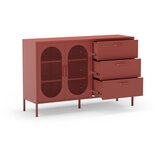 Marckeric Opečnato oranžna komoda 140x90 cm Diora – | Shoptok.si