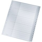Pregrada plastična a4 brojevi 1-20 leitz 12840000 siva | Shoptok.si