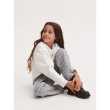 Reserved - Karirane hlače - tamnosivo | shoptok.hr