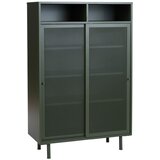 Unique Furniture Tamno zeleni metalni ormarić s kliznim vratima 90x140x40 cm Veep – | shoptok.hr